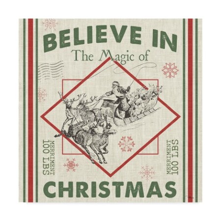 Trademark Fine Art Pela Studio 'Farmhouse Holiday Iii' Canvas Art, 18x18 WAP06162-C1818GG